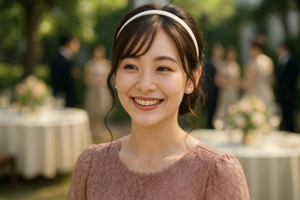 結婚式にお呼ばれ カチューシャのおすすめ活用法