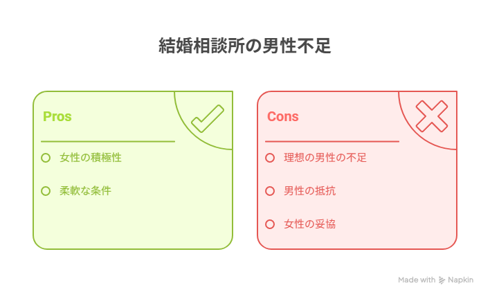 男性不足の現状と婚活への影響