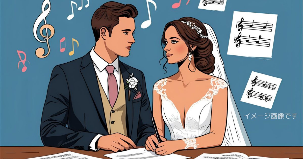 結婚式BGM ドン引きを避ける！成功する選曲と注意点